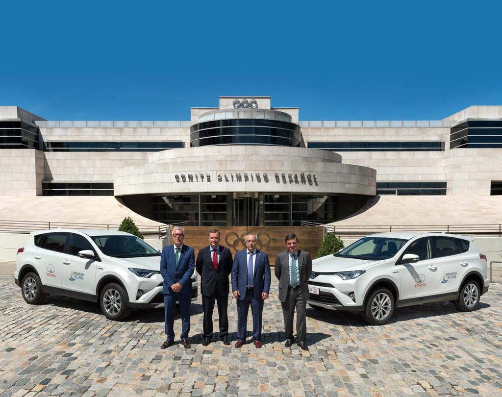 TOYOTA, OFFICIAL VEHICLE OF THE TARRAGONA 2018 MEDITERRANEAN GAMES Toyota España will deliver a fleet of up to 250 vehicles that will be used to cover the needs of the organization before, during and