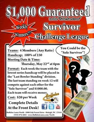 This event includes bowling, prizes, lunch and more. Teams from each center compete for center pride and a piece of a $20,000 prize fund.