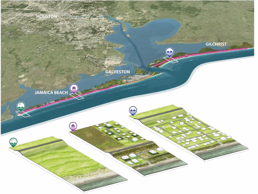 Galveston Bay Area Land Barrier preliminary design E.C.