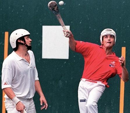 How Is Jai Alai Played? There are four players on each team. Each player lines up, one behind the other.
