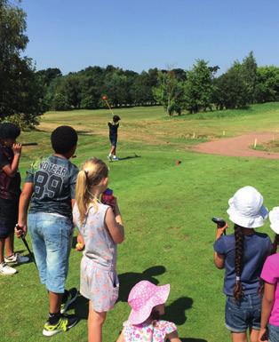 JUNIORS GROW UP INTO PROFESSIONALS Our Junior Academy provides a fun way for children from 4 to 16 years old to learn how to play golf and improve their skills.
