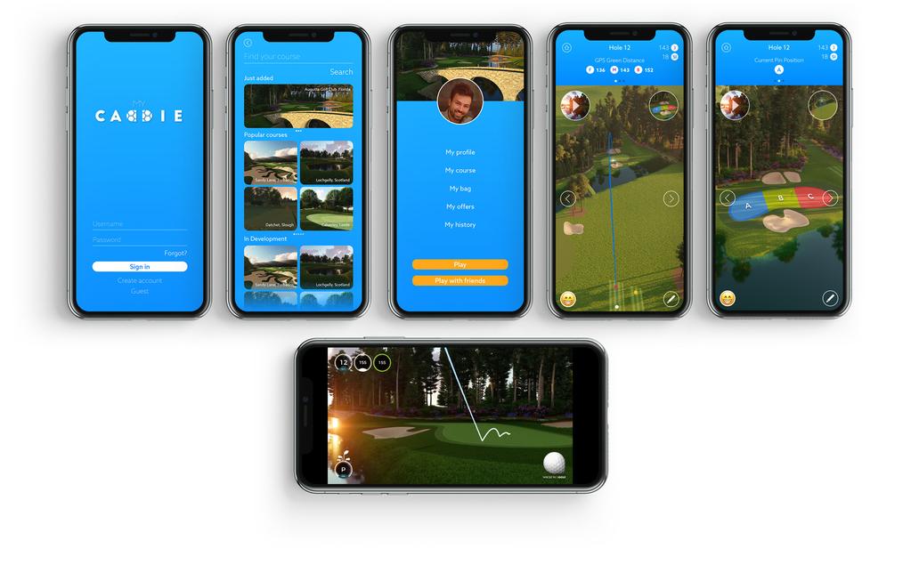 Bespoke Venue Apps The Whole In 1 Golf in-house design team work with you at every step, creating two bespoke native apps, one for Android and the other for iphone devices.
