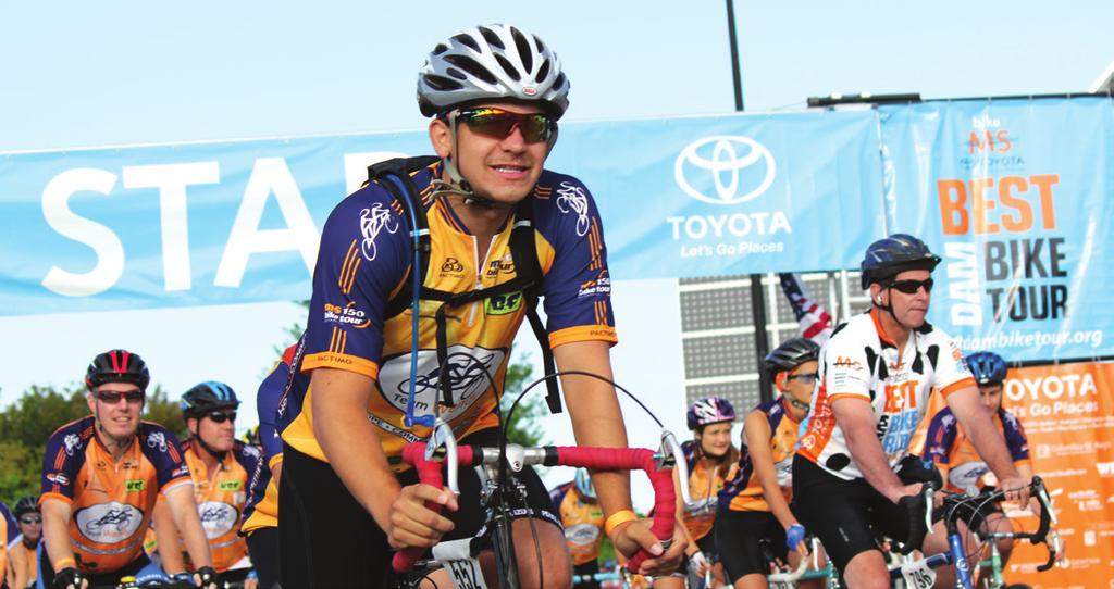 Bike MS: TOYOTA Best Dam Bike Tour. The focus of the National Multiple Sclerosis Society-Wisconsin Chapter is to provide a high-quality, safe and fun bicycling experience.