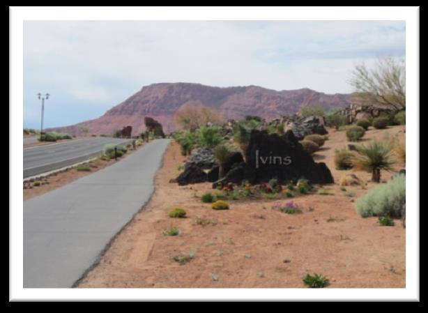 sections with multimodal options Encourage the local municipalities and San Juan County to develop entryway signage or monuments and include landscaping and art for