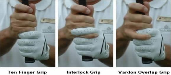 Vardon Overlap Grip It is another popular gripping mechanism and is more similar to the interlock gripping mechanism.