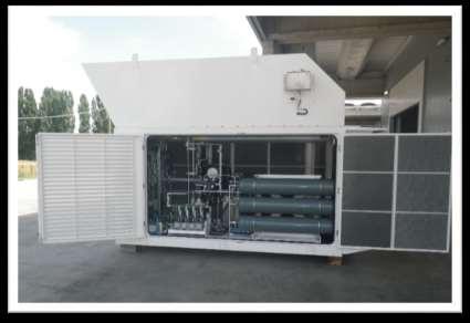 60dB(A) at 1 meter Door, walls and roof fully clad to guarantee total