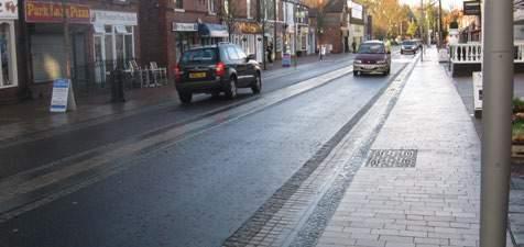 The range of traffic calming measures available includes: Physical features Changes in priority Street dimensions Reduced visibility Psychology and perception This page illustrates examples of