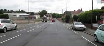 Removal of centre line to provide cycle lanes, Haydn Road