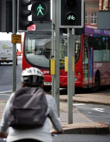 We will ensure that facilities continue up to, and through, junctions Safety Signal-controlled junctions can provide safety benefits for pedestrians and cyclists by separating opposing traffic