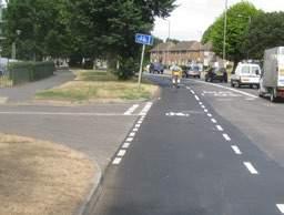 Streets and roads 12 Widened footway Fig 34 Shared roads, buses