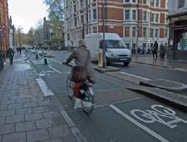 However, locations where pedestrians will want to cross require careful design (See Sustrans Design Manual: Chapter one - Principles and Processes for Cycle Friendly Design) Retention of existing