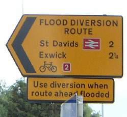 Destination signage More detailed guidance on destination signage and guidance on regulatory and warning signage is provided in Sustrans Technical
