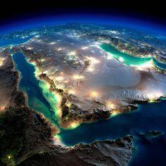 ARABIAN PENINSULA Surrounded by the