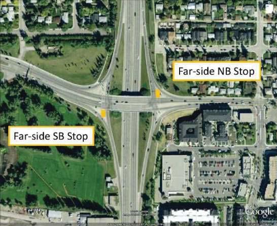 Page 5 of 10 26 Avenue SW. There is no access from Crowchild Trail to / from 26 Avenue SW therefore the service does not have an opportunity to use ramps at this location.