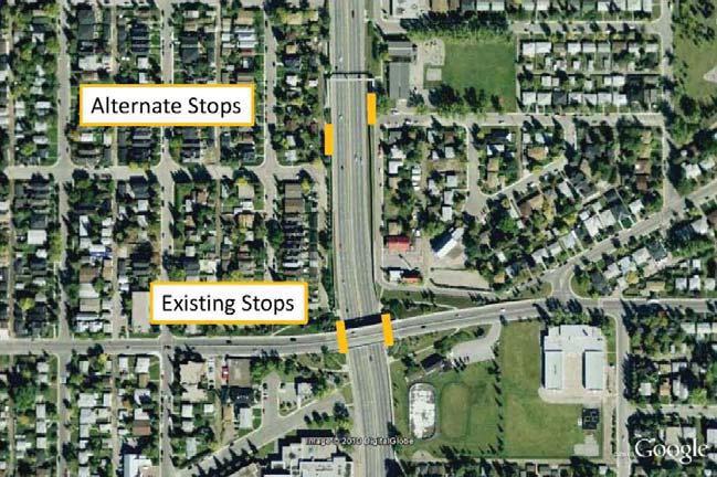 north of 26 Avenue SW). Figure 3: Crowchild Trail at 26 Ave SW The decision will be based on determination of local or area need.