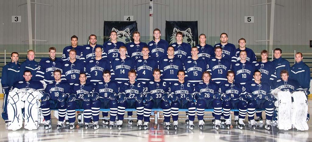 UNIVERSITY OF CONNECTICUT 2010-11 ROSTER UCONN NUMERICAL ROSTER No. Name Yr. Ht. Wt. Pos. Hometown Previous Team 2 Alex Gerke So. 5-10 170 D Tomah, Wisc. Bismark Bobcats (NAHL) 3 Tom Janosz So.