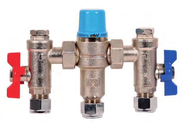 Thermostatic Mixing Valves Recommended Use The thermostatic mixing valves are a safe and reliable way to control water temperature.