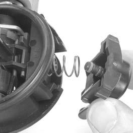 Use a flat-blade screwdriver to unthread (counter-clockwise) the screws and lock-washers holding the bell to the Audi-Larm housing.