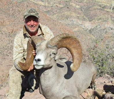 Baja Desert Bighorn Sheep Hunt #18 These hunts take place on huge private estancias south of Hermosillo, Mexico. Comfortable ranch house accommodations, excellent meals.