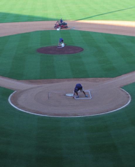 F.O.Y. Whataburger Field Whataburger Field Annual Maintenance, 2009 DECEMBER 400 lbs. of perennial ryegrass blend applied with an Accupro 2000 rotary spreader.