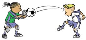 - Handling the ball directly