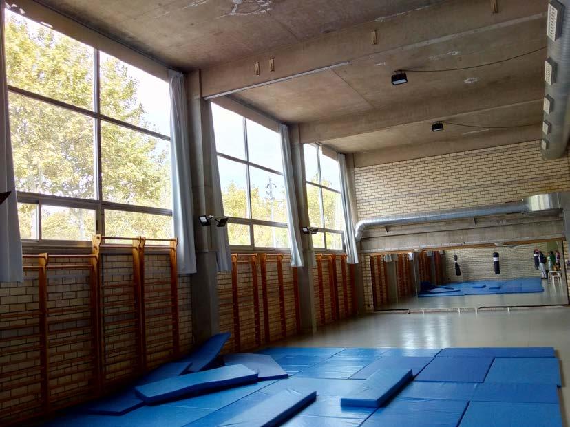 Sport Equipment Floor: Wooden Tables: Butterfly centerfold blue Balls: Butterfly G40+ Nets: Butterfly Tokyo Surround: Enebe Accessible tables: Yes Classification equipment Medical bench: 2 Screens: