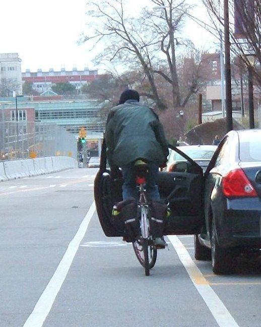Sharing the Road with Bicyclists After parking and