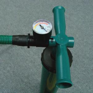 When the stems are in the up position the valve will retain air.