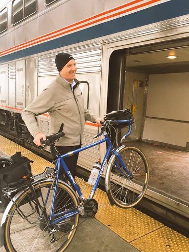 Advocacy Amtrak: bicycle carry-on service so you don't have to box your bike.