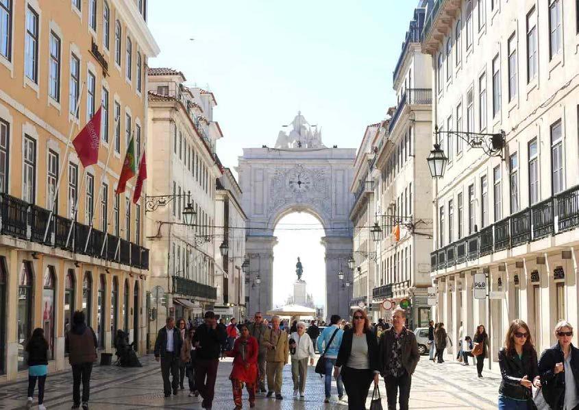Portugal Lisbon Seven cinematic hillsides overlooking the Rio Tejo cradle Lisbon s postcard-perfect panorama of cobbled alleyways, ancient ruins and white-domed cathedrals a captivating recipe