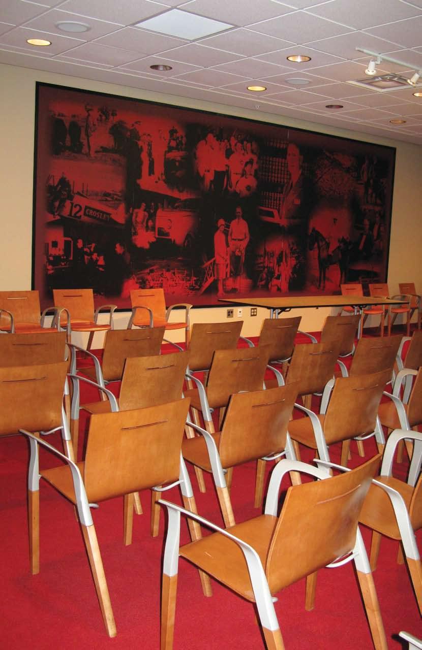 The Waltz Business Solutions Conference Center holds up to 32 guests seated board room style. The Crosley Room holds 90 guests theater style.