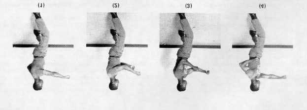 Figure 4-4 Sequence of Delivering a Thrust Punch TRAINING METHOD FOR BASIC STRAIGHT PUNCH 10. Assume open leg stance of natural position, facing forward.