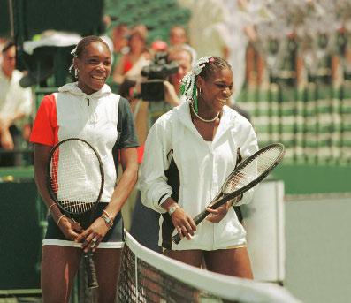 Venus Serena One day, Venus played tennis with her sister, Serena.