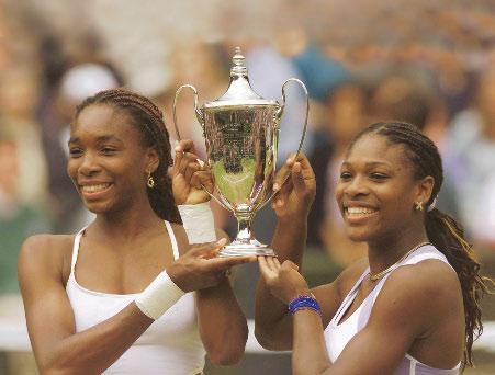 prize Venus and Serena played tennis against other girls.