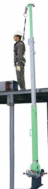 2 m (14') to provide a one-man-rated fall-arrest anchor point 7600701 6.