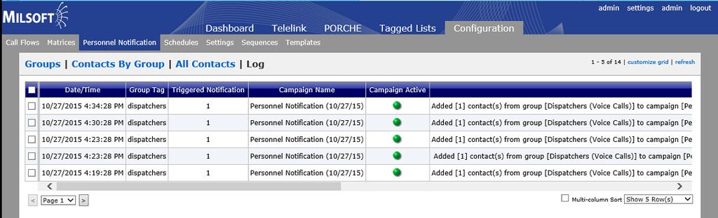 Personnel Notification: Tools BLS: Configuration à Personnel Notification 1) Maintain personnel data and group