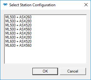 Running the Software for the First Time The first time you run the software, you will be asked to do two things: Station Configuration Select the combination of syringe