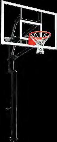 Die-Formed Extension Arms Wide-grip, one-piece extension arms effectively counter backboard torque. 585 lbs.
