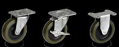 Series 5 Light Duty Industrial Casters 75-130 lbs The 5 Series is an exceptional light duty caster featuring economical plain bore wheels in a variety of tread types to best fit your application.
