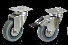 Series 6 Light Duty Industrial Casters 90-175 lbs Featuring precision ball bearings in the three inch and larger wheels, the 6 Series also includes aesthetic and easy to keep clean thread guards on