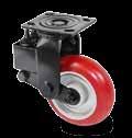 Series 22 Medium Shock Absorbing Casters 330-500 lbs This shock absorbing version of the 22 Series is ideal when you have a load that can t be jostled or affected by the caster rolling over