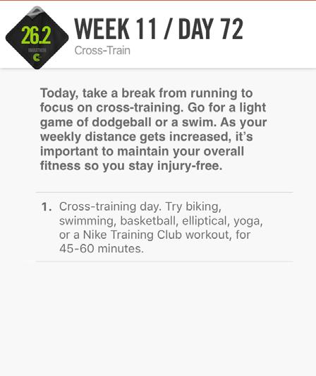 12 WEEK 11/16: THROUGH THE WALL 5 RUNS 39 MILES This week you ll take your training to a whole new