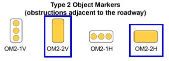 Object Marker Design Markings for Objects Adjacent to the Roadway Objects adjacent