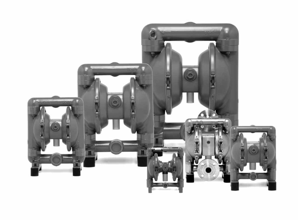 DEPA Air Operated Diaphragm Pumps Series M Type DL Cast Metal Pumps DEPA air operated diaphragm pumps made of cast metal are the best suitable solution for most industrial applications.