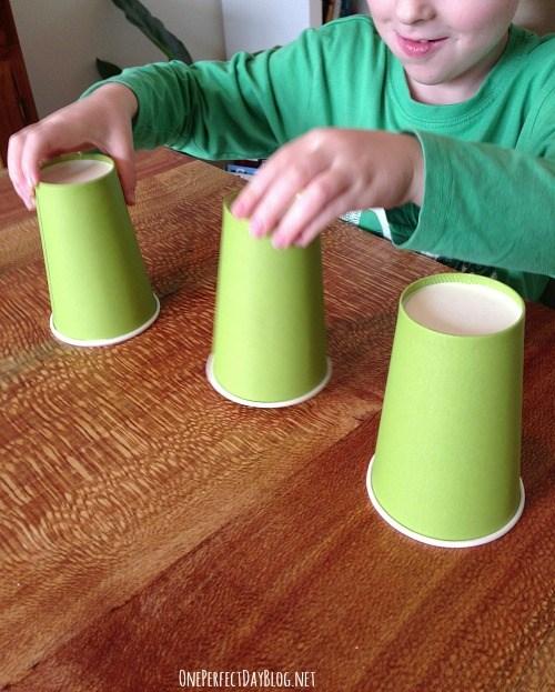 Cup Switcheroo For this carnival game you will need a table, three cups and a ping pong ball for this fun carnival game.