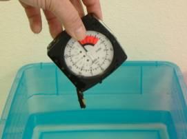 STEP 5 Place the drained altimeters into the second container and again