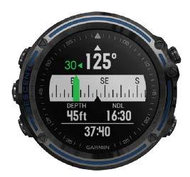 You can plan your dives right on the watch and automatically mark your dive entry and exit points during the dive 2.
