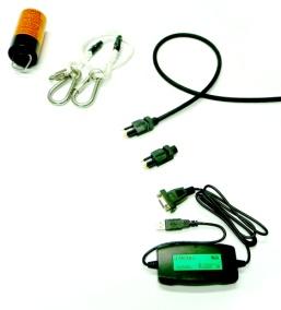 25MHz 13mm Probe 001-7133/4 Kit contents: Cygnus UNDERWATER Ultrasonic Thickness Gauge (UTG), 2 rechargeable batteries, S2C Probe 2.