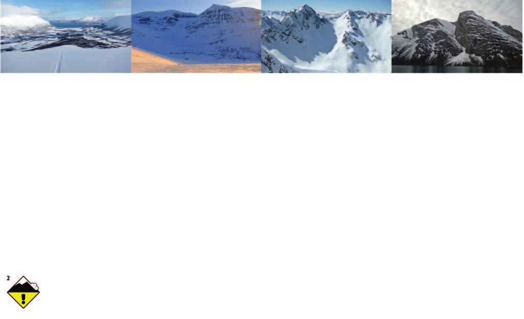 Figure 4 Hypothetical terrain choices in our online survey. The Ridge A friendly giant. Mellow and safe skiing.