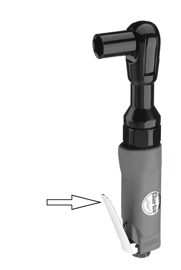 For loosening, turn the direction control clockwise to R (Reverse). Forward Reverse USING THE AIR RATCHET 1. Select the impact socket you require. 2.